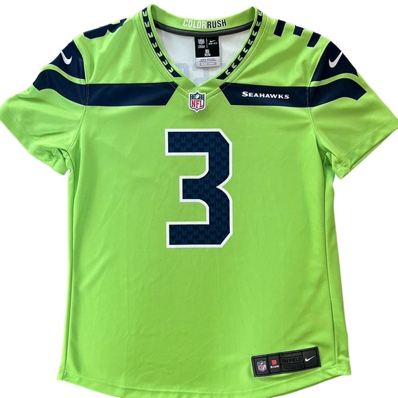NFL Other - NFL Seahawks Jersey - Color Rush Russell Wilson Football Green